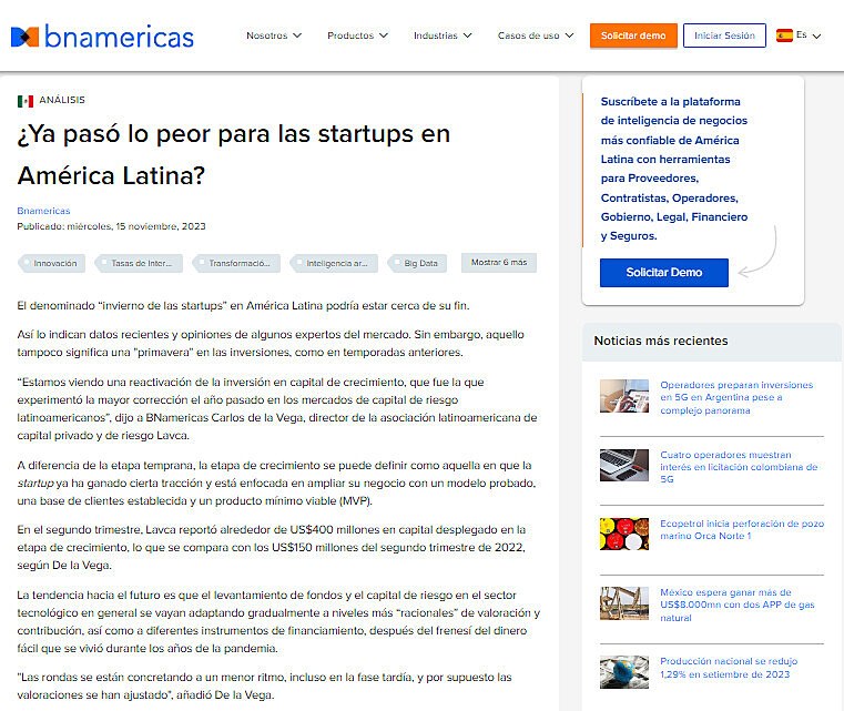 Ya pas lo peor para las startups en Amrica Latina?